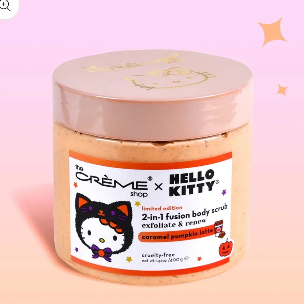 The Creme Shop x Hello Kitty Fusion Body Scrub - Caramel Pumpkin Latte